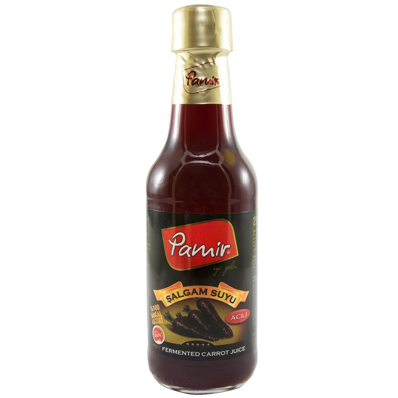 Pamir Şalgam 250 ml. 24 Adet CAM ŞİŞE Acılı